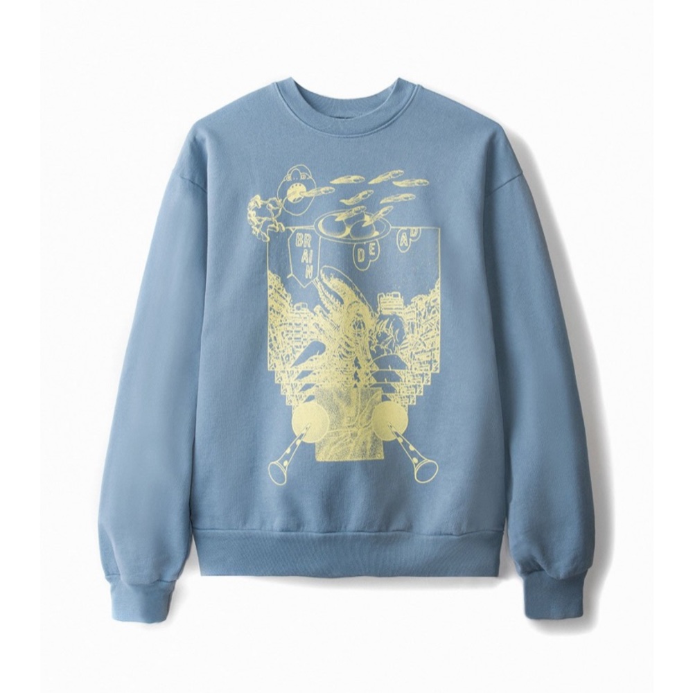 BRAIN DEAD BREAKFAST W TERENCE MCKENNA SWEATSHIRT